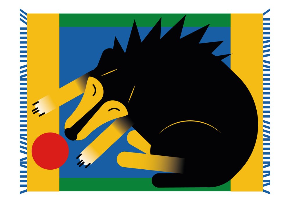 Ödön alszik illustration